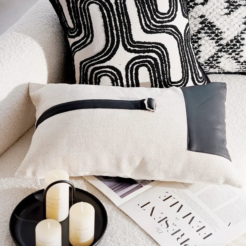 MonoMood – Modern Black & White Cushion Collection