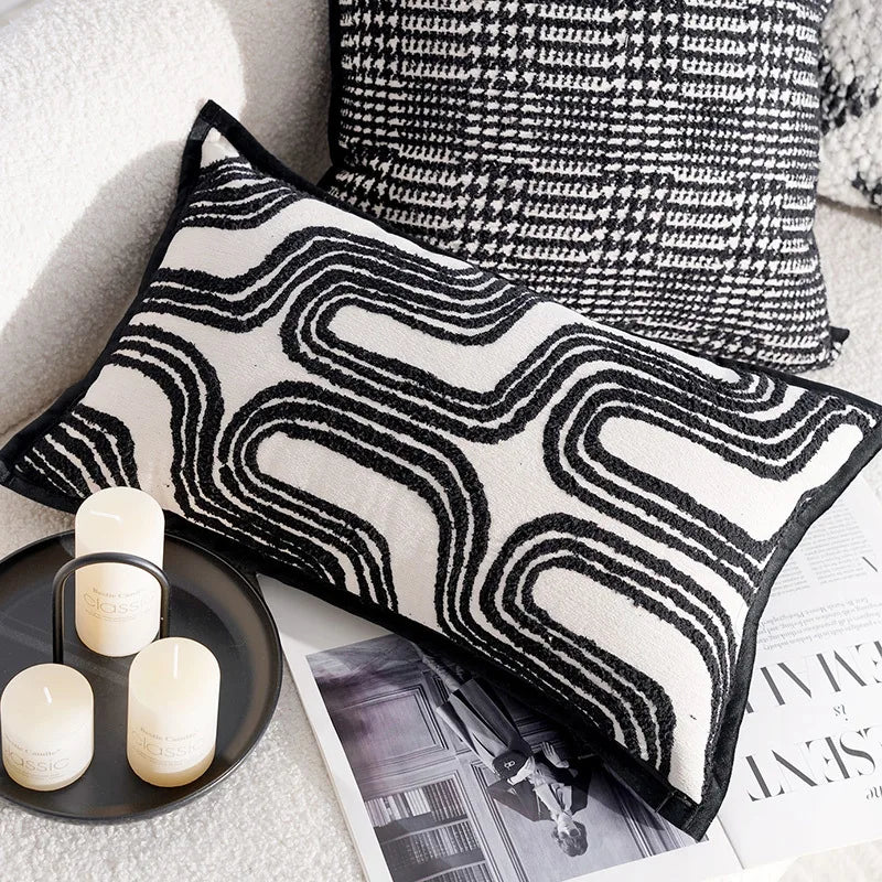 MonoMood – Modern Black & White Cushion Collection