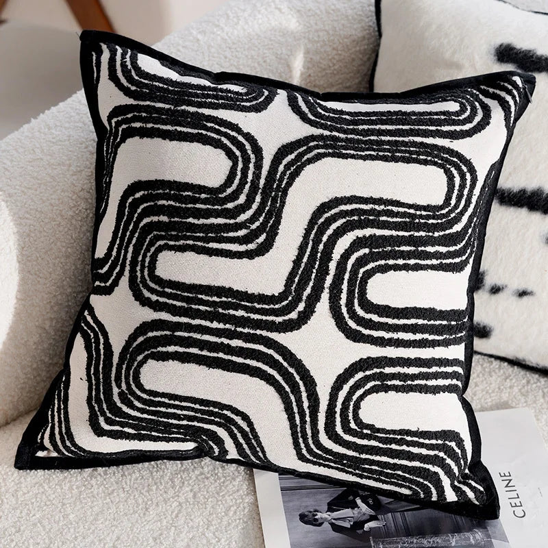 MonoMood – Modern Black & White Cushion Collection