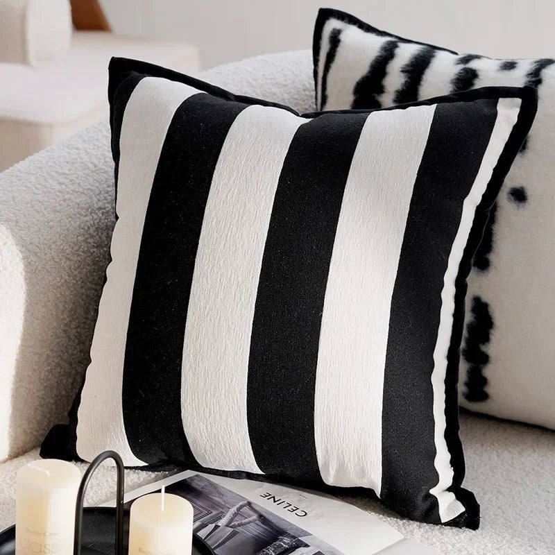MonoMood – Modern Black & White Cushion Collection