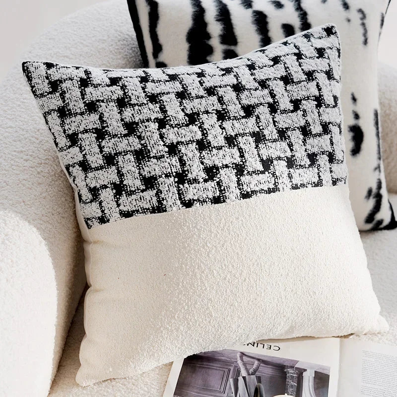 MonoMood – Modern Black & White Cushion Collection