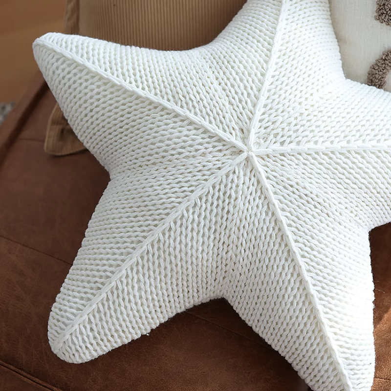 Celestial Charm Knitted Pillows