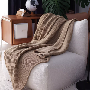 Cozy Comfort Knitted Blanket