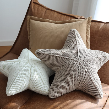 Celestial Charm Knitted Pillows