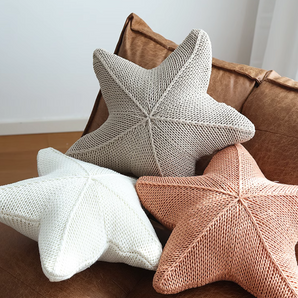 Celestial Charm Knitted Pillows