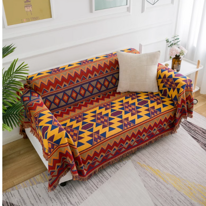 Geometric Pattern Throw Blanket