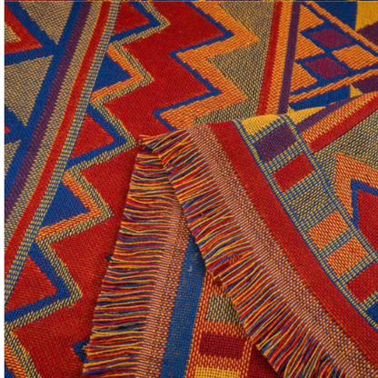 Geometric Pattern Throw Blanket