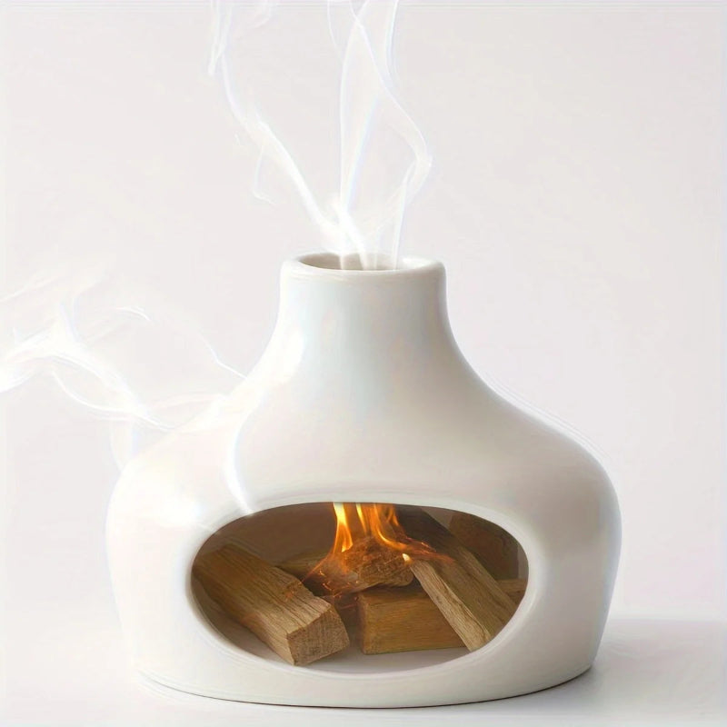 LumiGlow – Mini Ceramic Tabletop Fireplace