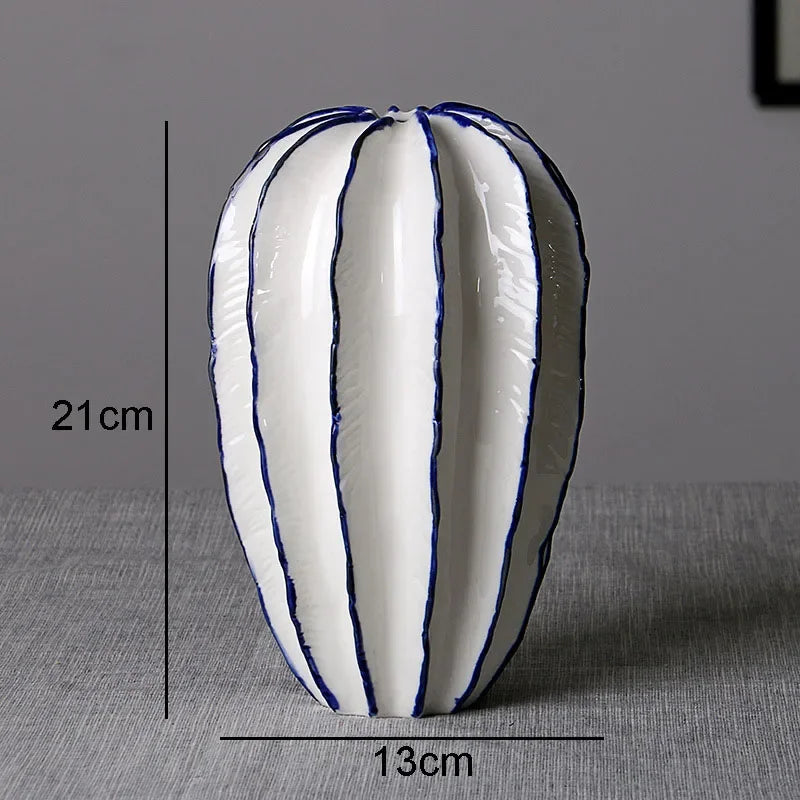Coraline – Sculpted Ceramic Art Vase