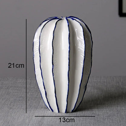 Coraline – Sculpted Ceramic Art Vase