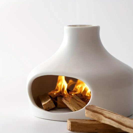 LumiGlow – Mini Ceramic Tabletop Fireplace