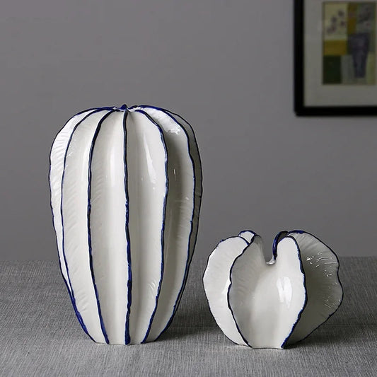 Coraline – Sculpted Ceramic Art Vase