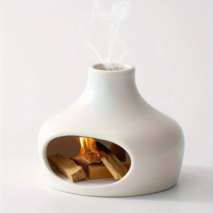 LumiGlow – Mini Ceramic Tabletop Fireplace